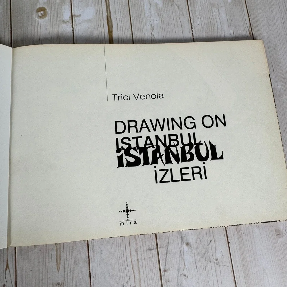 Drawing on Istanbul Trici Venola 2008 First Edition Art Sketch Travel